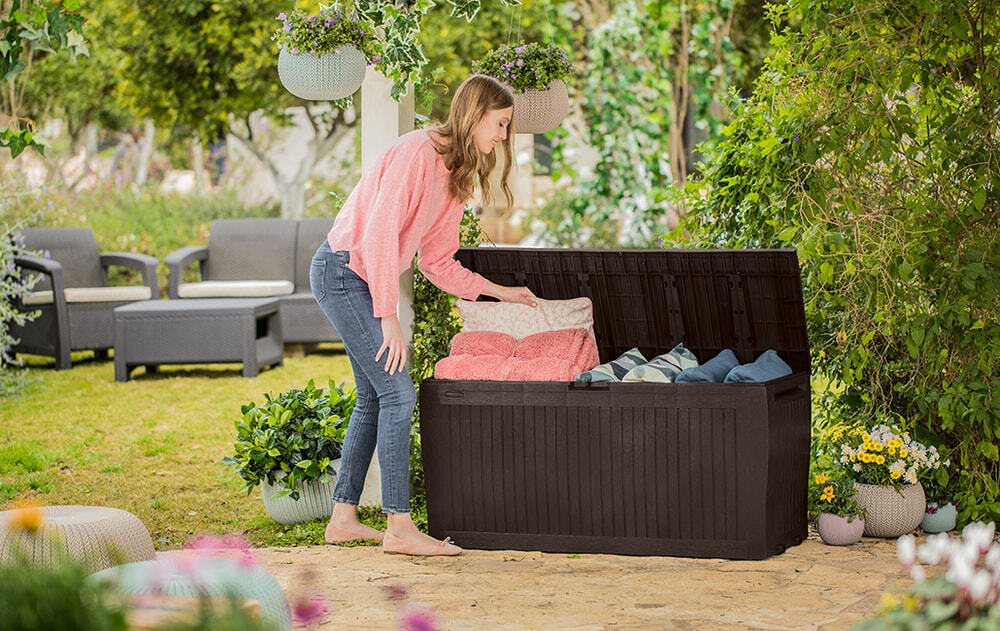 70 Gallon Deck Box - Brown-2