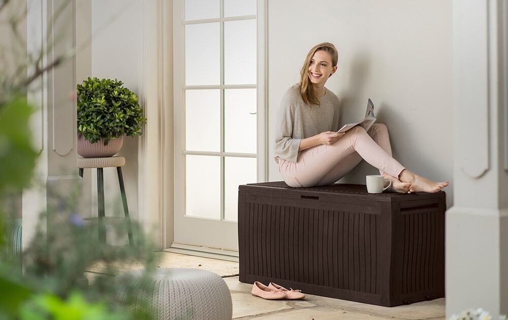 70 Gallon Deck Box - Brown-2